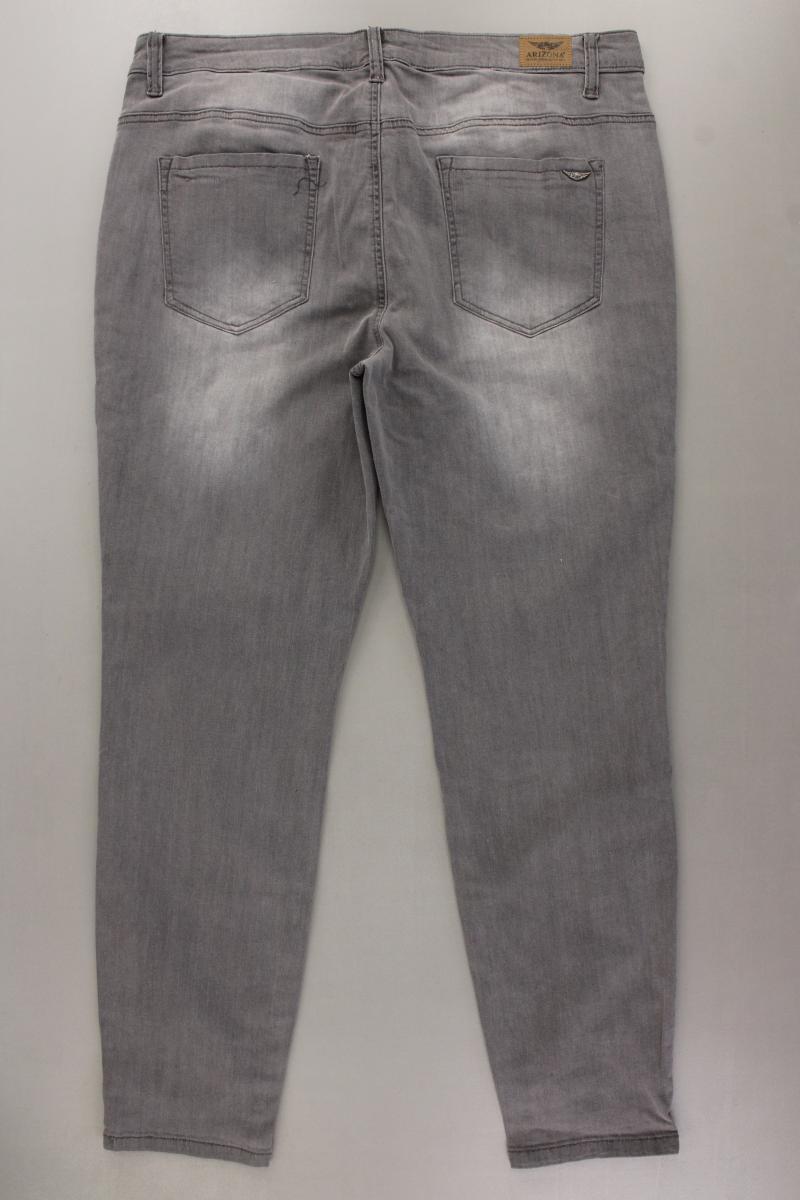Arizona Skinny Jeans Gr. 48 grau aus Baumwolle