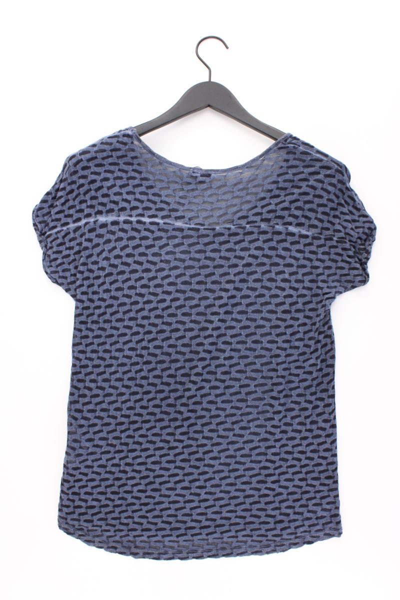Street One T-Shirt Gr. 38 Kurzarm blau aus Viskose
