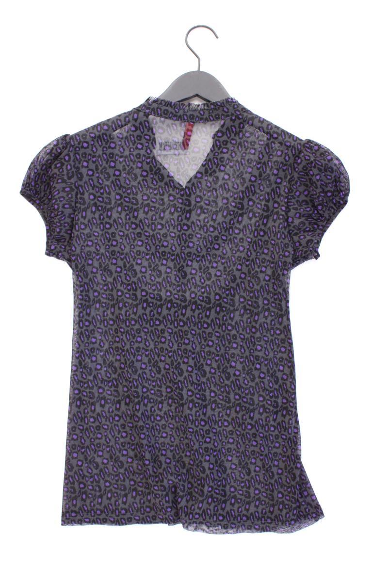 QS by s.Oliver Kurzarmbluse Gr. M mit Tierdruck lila