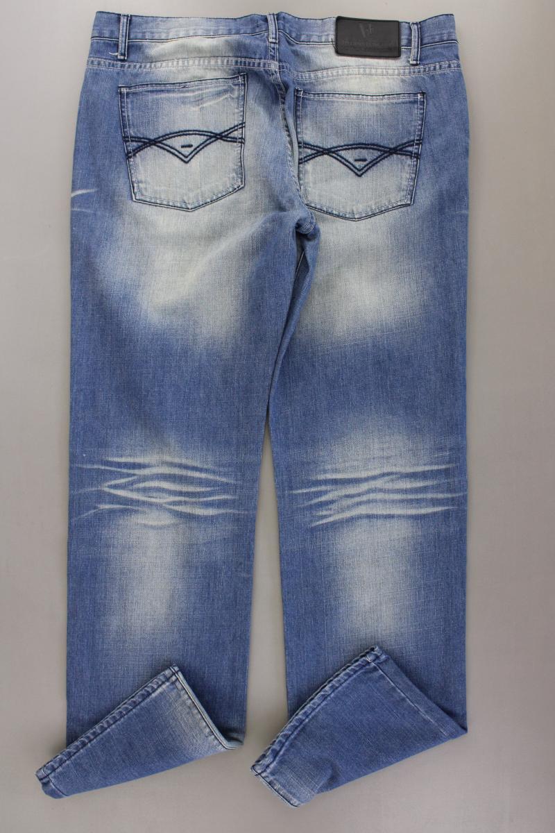 Bruno Banani Straight Jeans für Herren Gr. W38/L34 blau aus Baumwolle