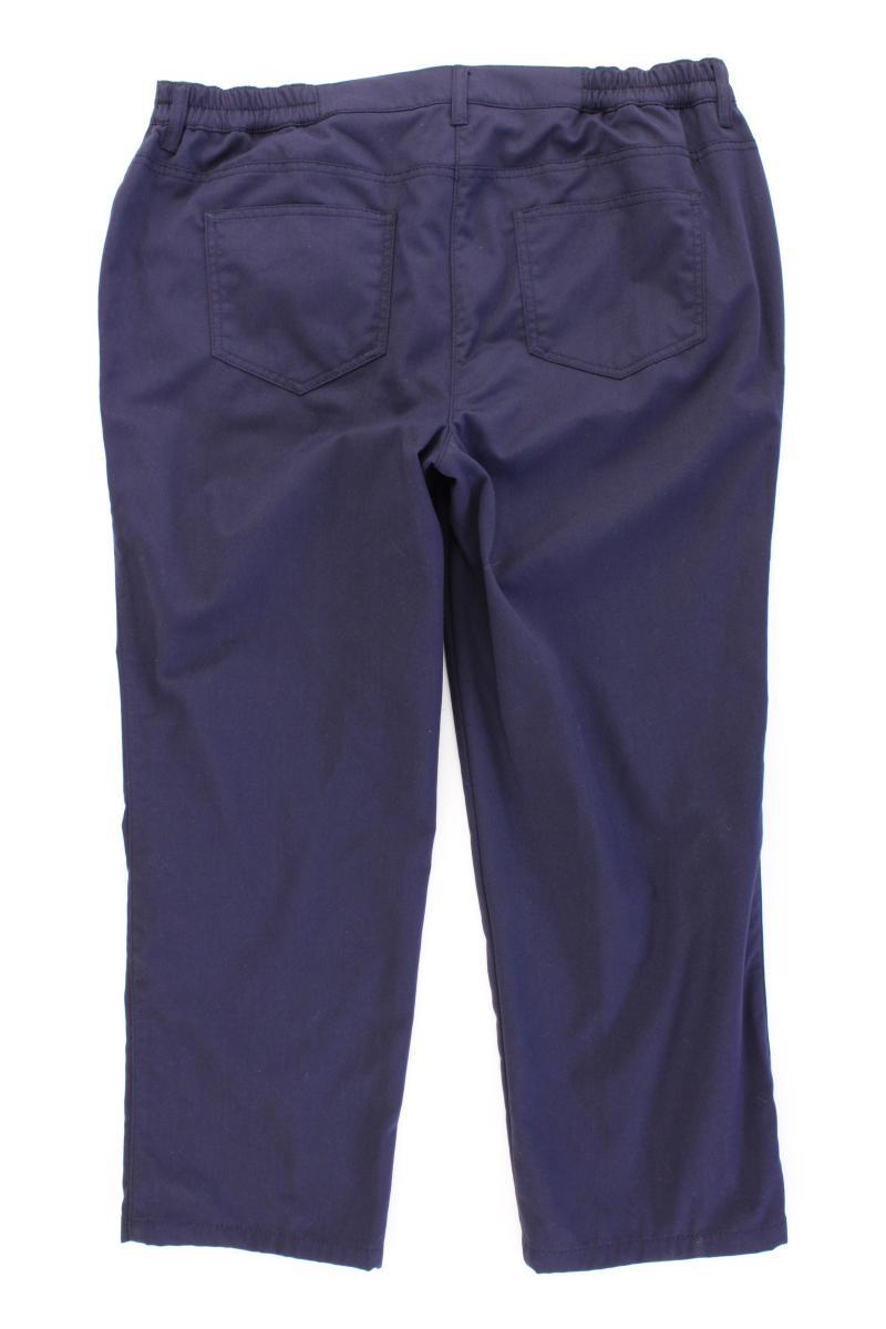 Walbusch Hose gefüttert Gr. Kurzgröße 22 blau aus Polyester
