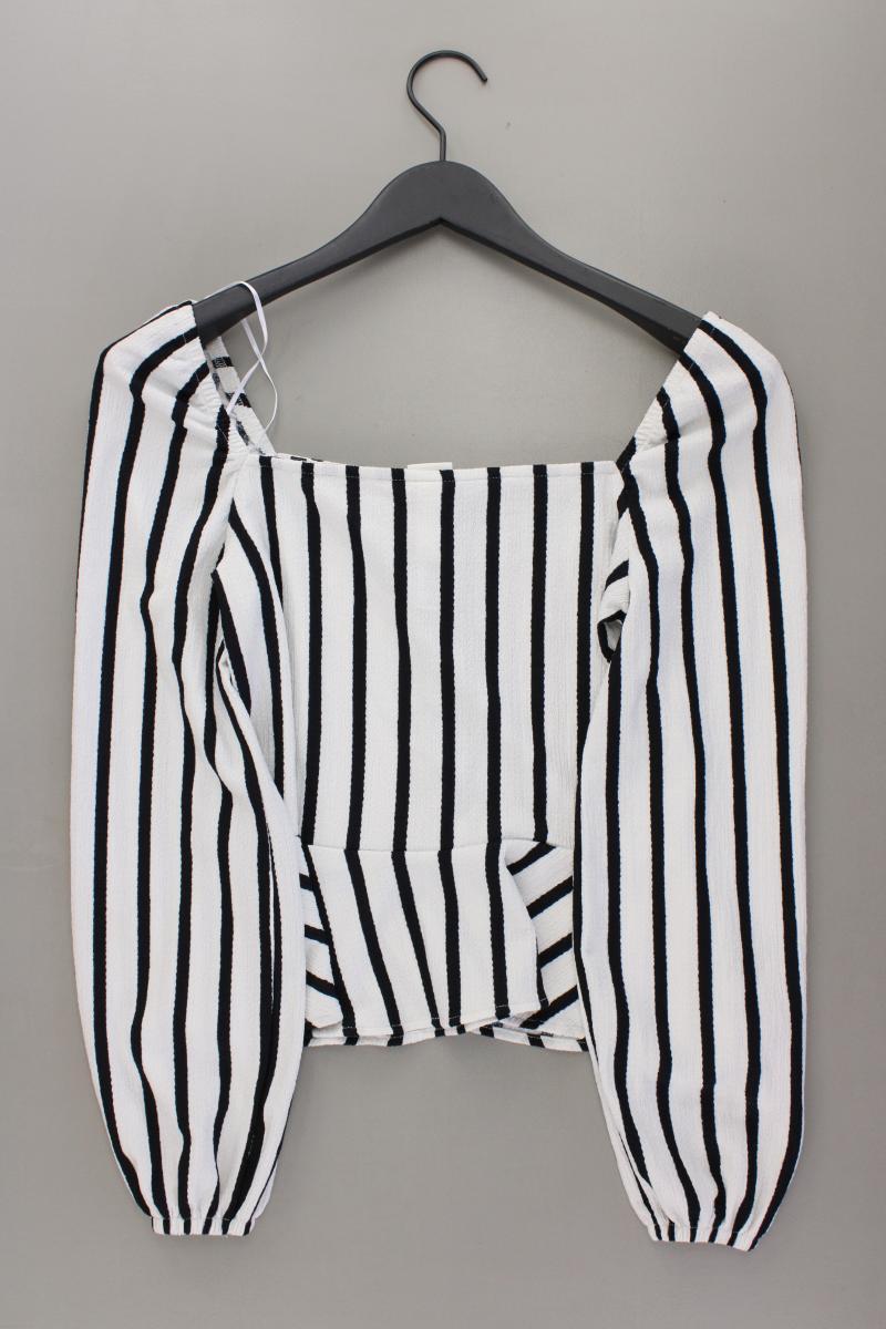 H&M Langarmbluse Gr. S gestreift mehrfarbig aus Polyester