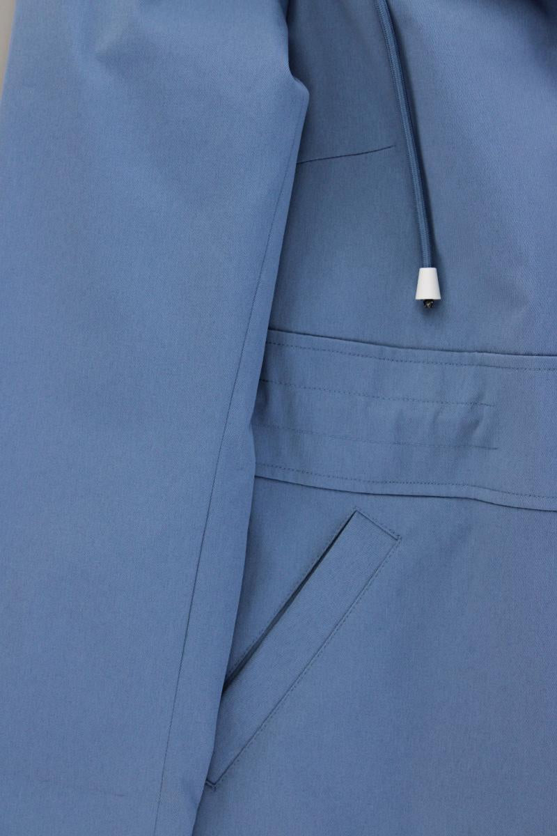 STRANDFEIN Kapuzenmantel Gr. 42 neuwertig blau aus Polyester