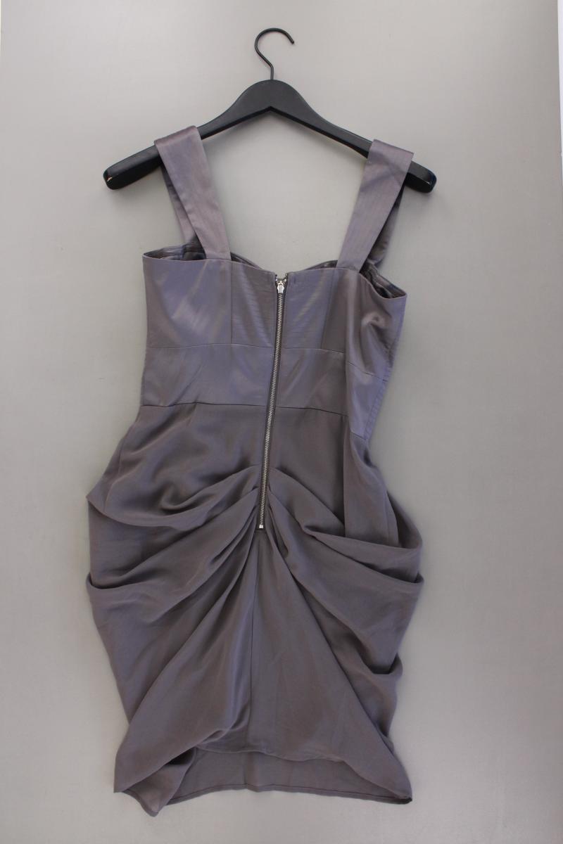 Lipsy London Abendkleid Gr. 34 Träger grau aus Polyester