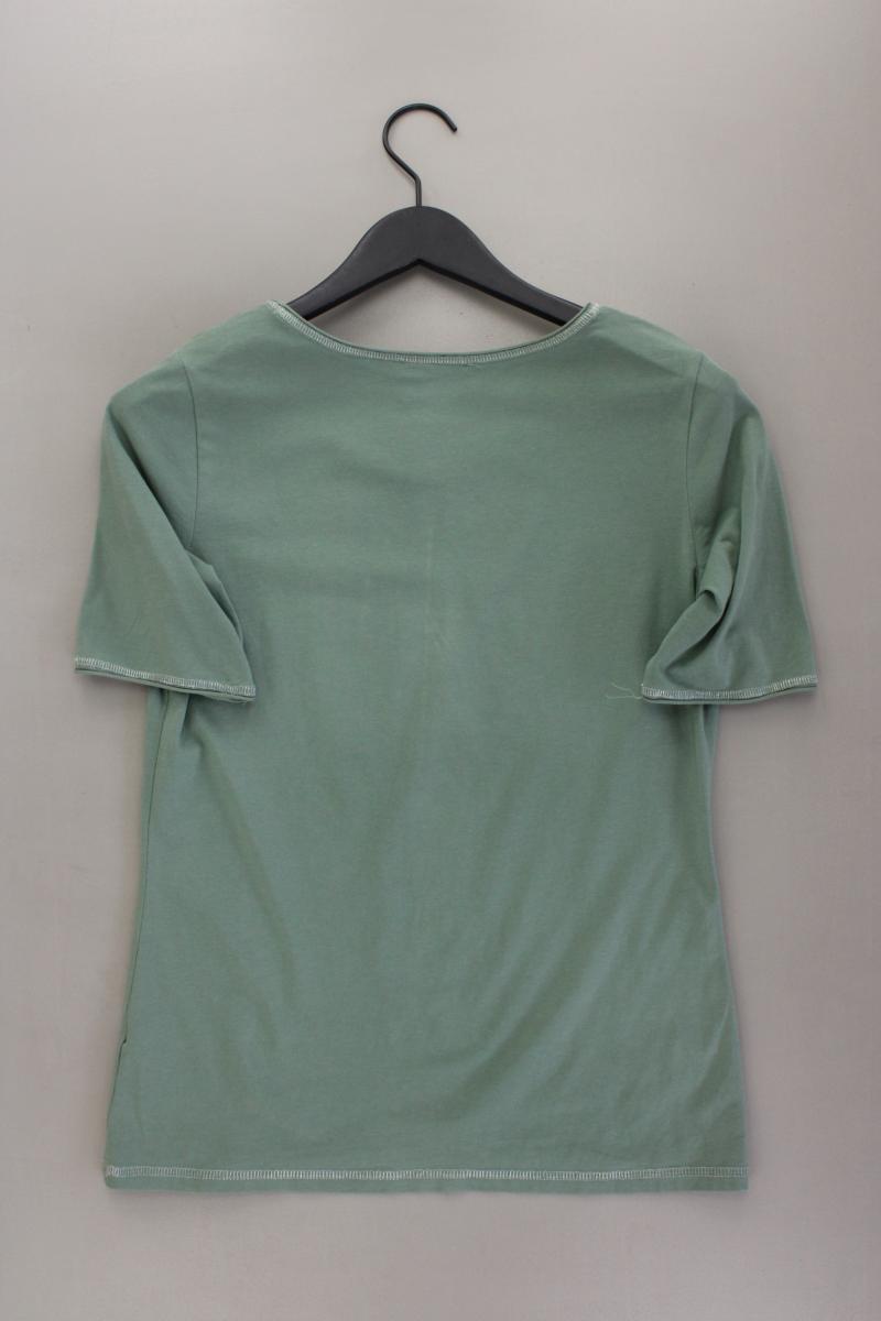 Adagio Printshirt Gr. 40 Kurzarm grün aus Baumwolle