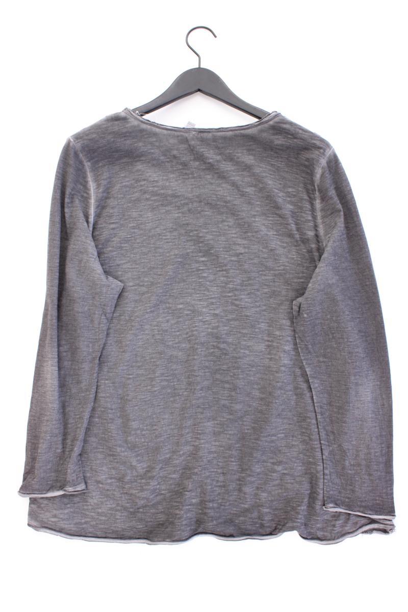 Liberty Printshirt Gr. XXXL Langarm grau aus Baumwolle