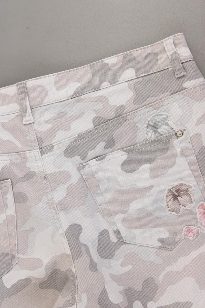 Cambio Hose Gr. 40 camouflage grau aus Baumwolle