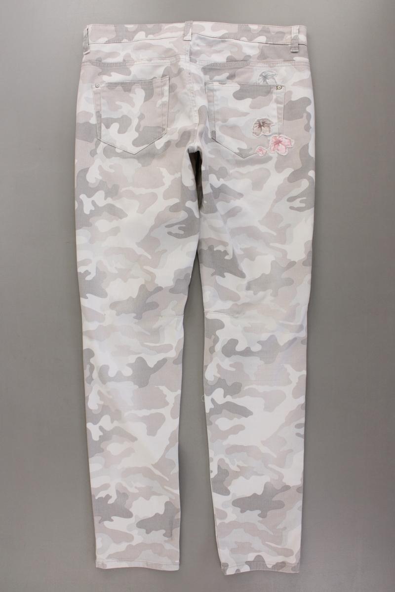 Cambio Hose Gr. 40 camouflage grau aus Baumwolle