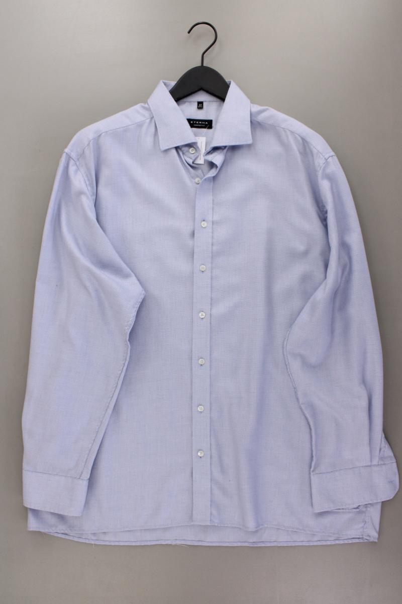 Eterna Langarmhemd für Herren Gr. Hemdgröße 44 blau