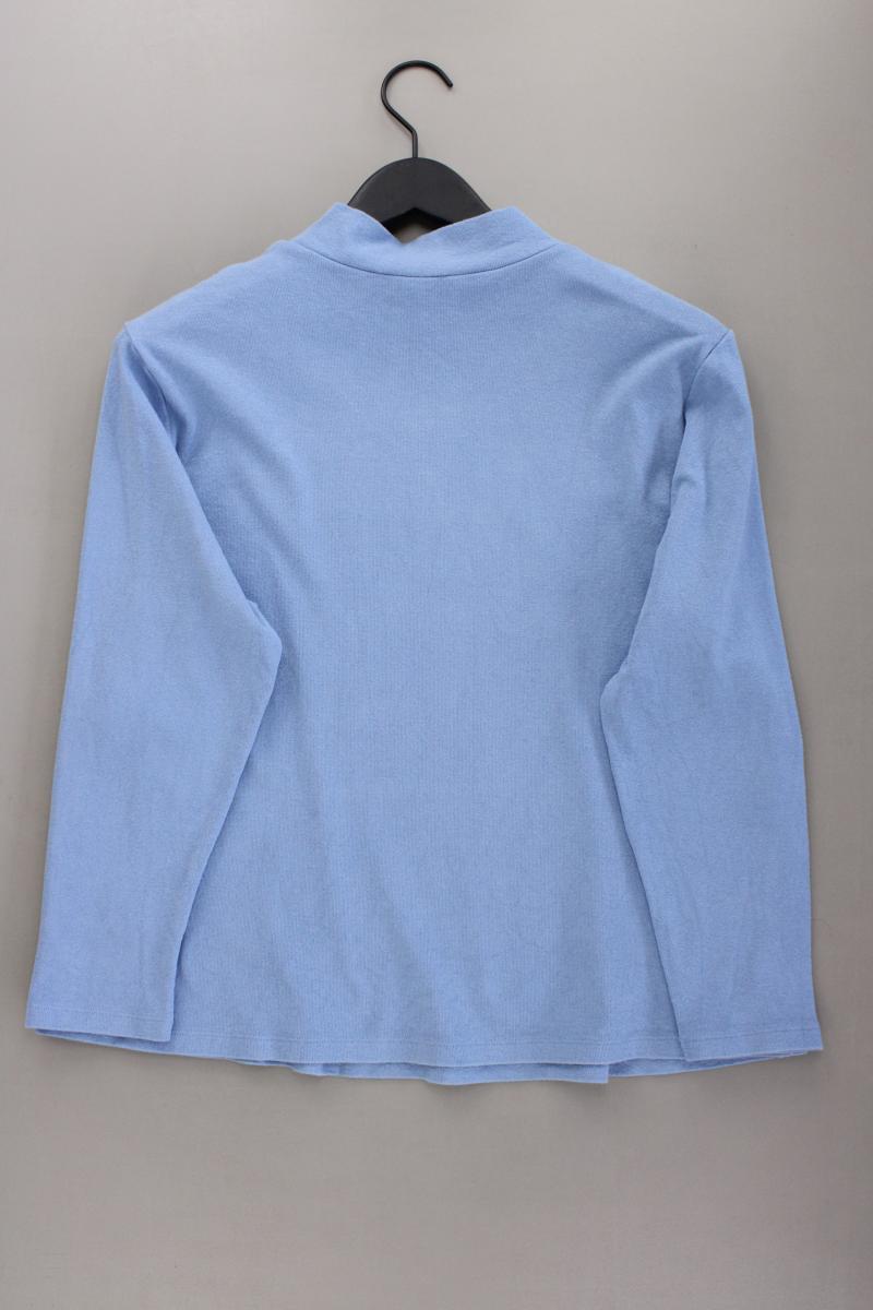 Judith Williams Feinstrickpullover Gr. 48 blau aus Viskose