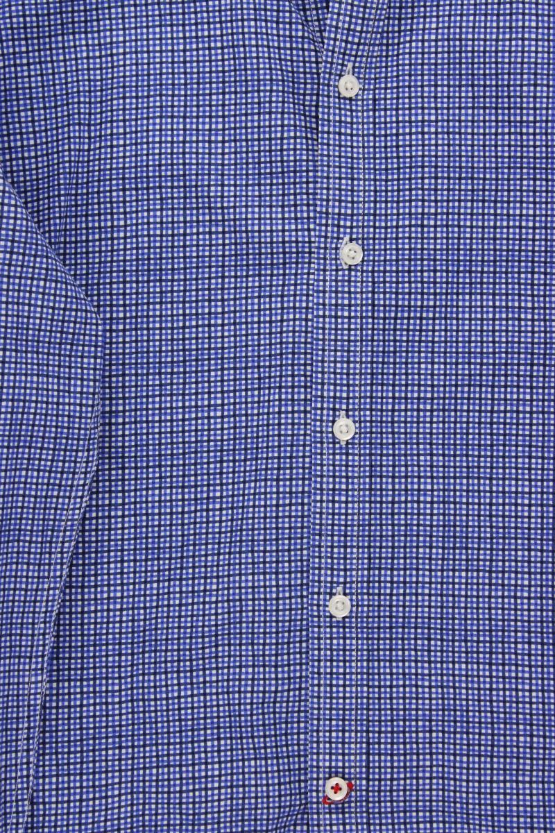 Tommy Hilfiger Langarmhemd für Herren Gr. L blau aus Baumwolle