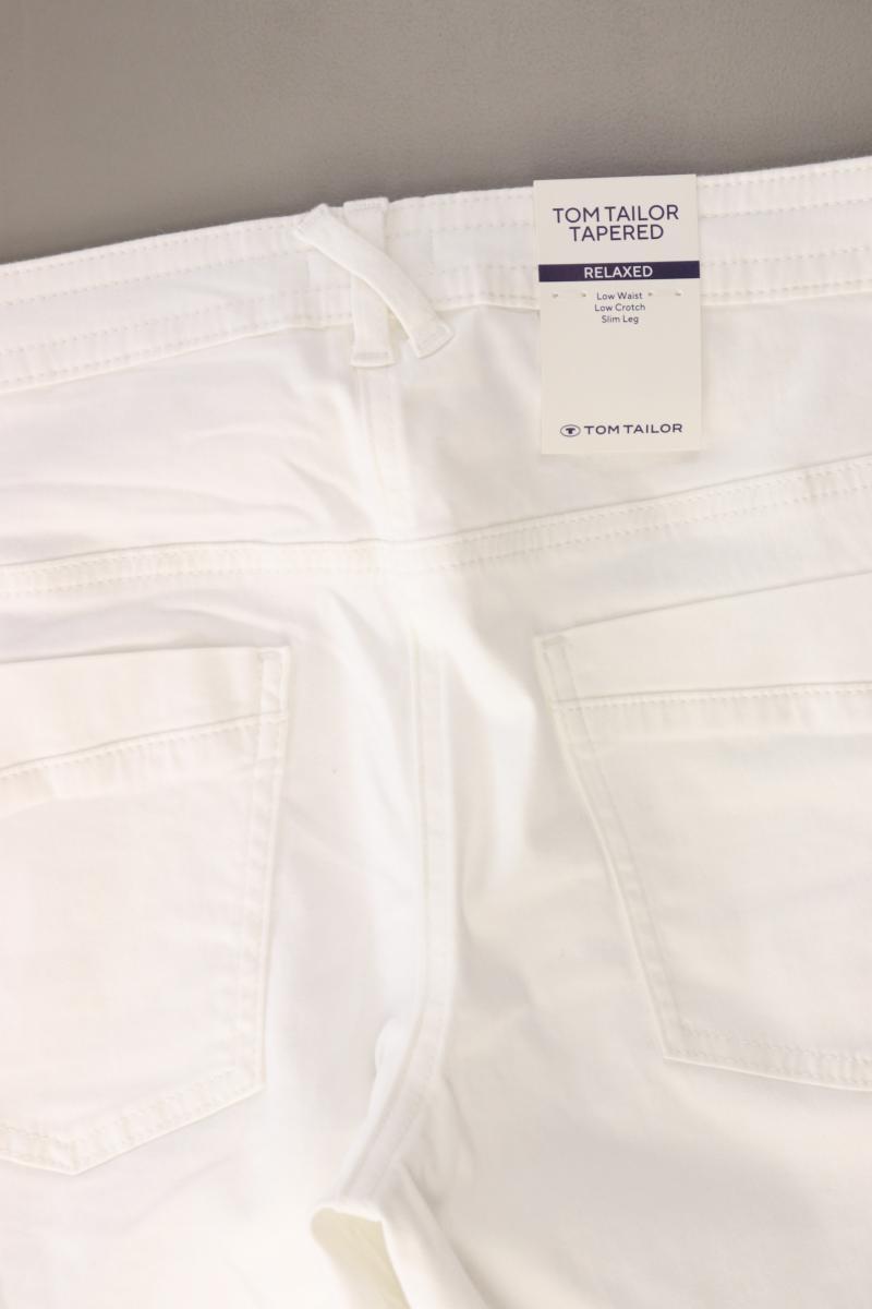 Tom Tailor Hose Gr. 44/L28 neu mit Etikett Neupreis: 69,99€! weiß aus Baumwolle