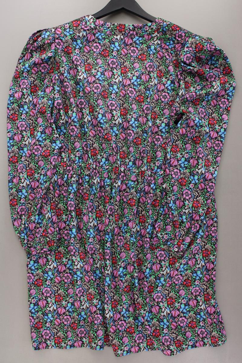 Mango Langarmkleid Gr. XXL mit Blumenmuster mehrfarbig