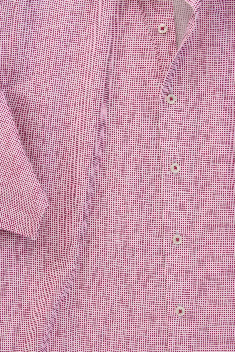 Olymp Kurzarmhemd für Herren Gr. Hemdgröße 41 neuwertig rot aus Baumwolle