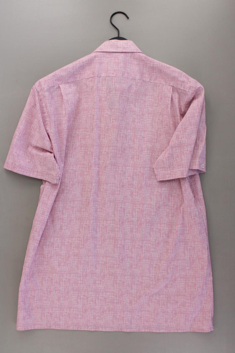 Olymp Kurzarmhemd für Herren Gr. Hemdgröße 41 neuwertig rot aus Baumwolle