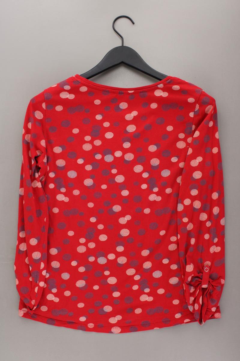 Esprit Longsleeve-Shirt Gr. L gepunktet Langarm rot aus Baumwolle
