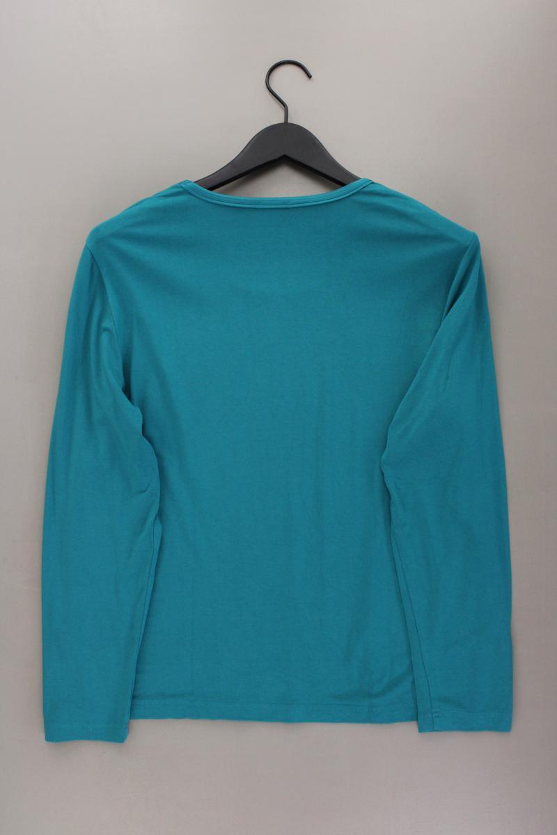 Gerry Weber Longsleeve-Shirt Gr. 44 neuwertig Langarm blau aus Viskose