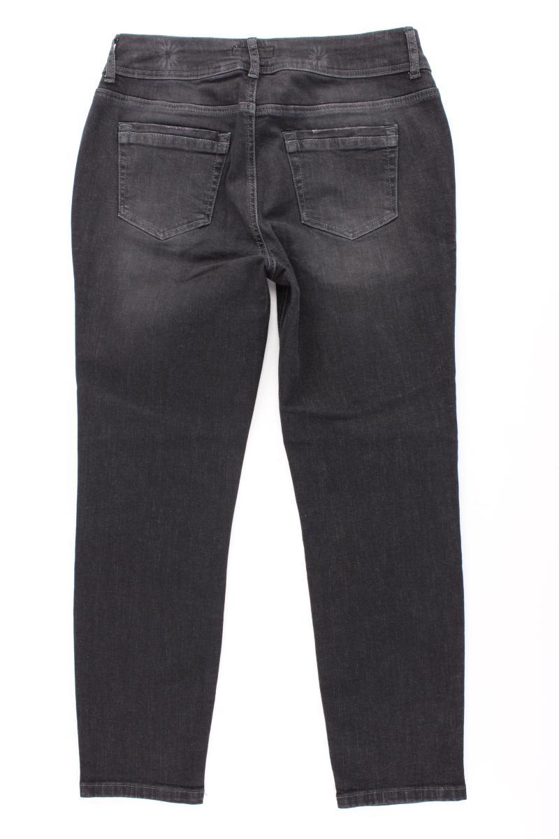 Linea Tesini Straight Jeans Gr. 42 neuwertig grau aus Baumwolle
