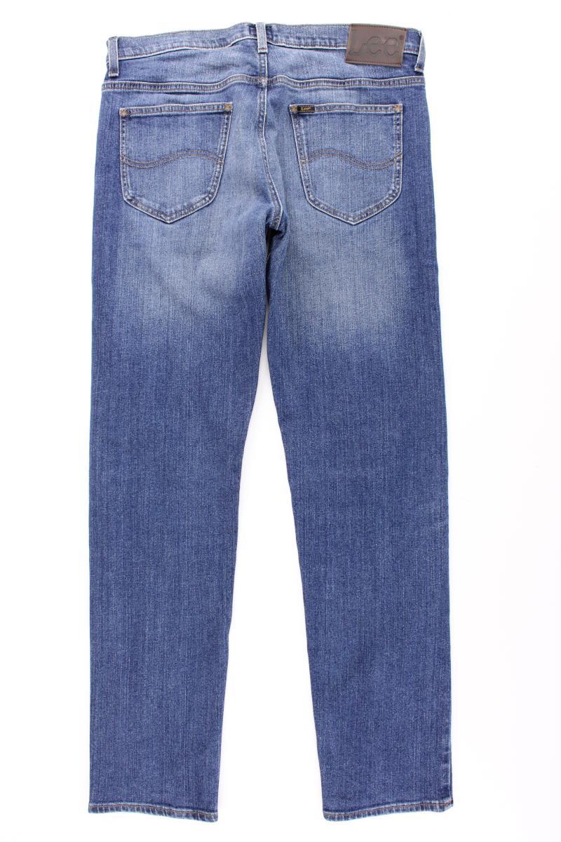 Lee Straight Jeans für Herren Gr. W34/L34 blau aus Baumwolle