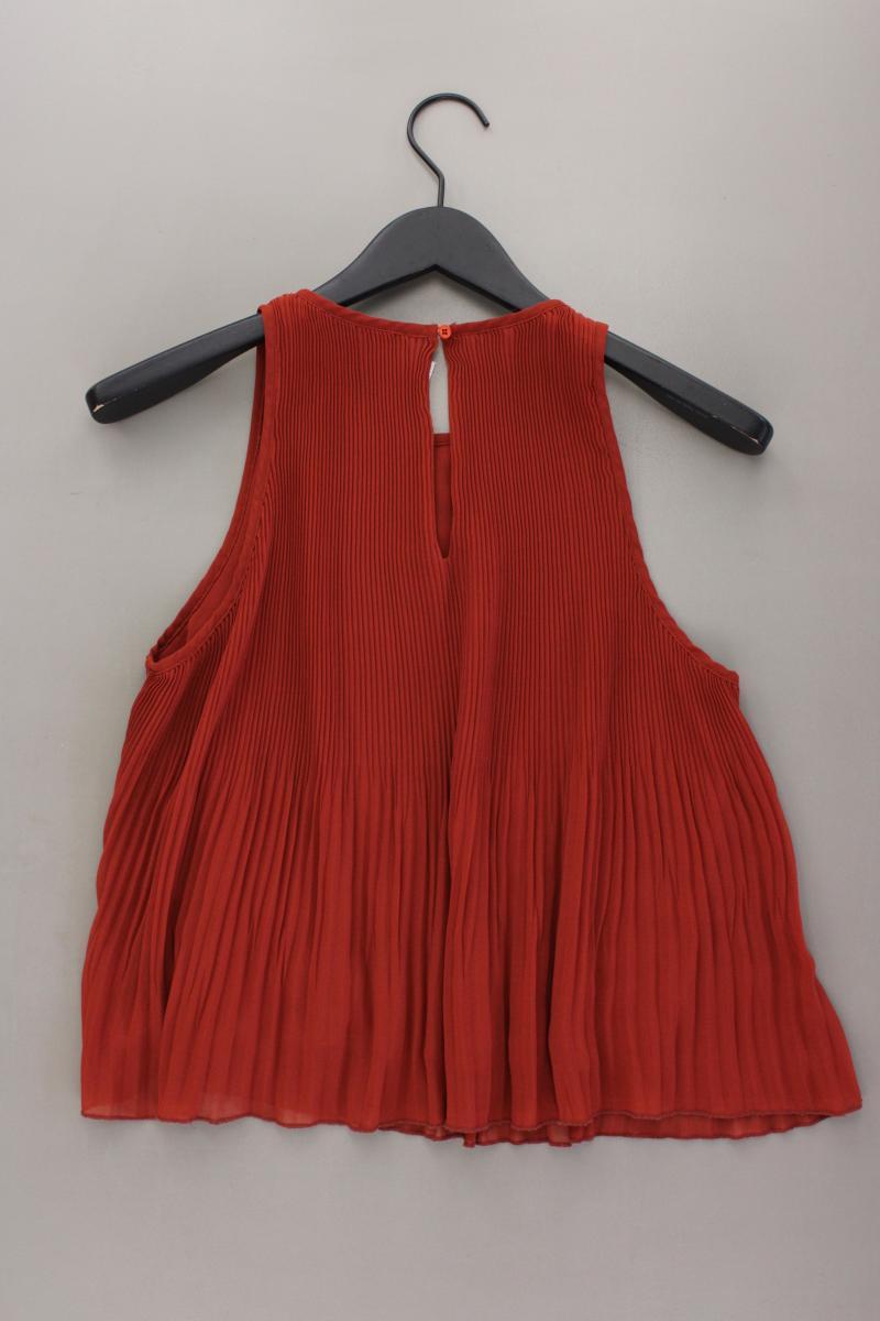 Pull&Bear Ärmellose Bluse Gr. M orange