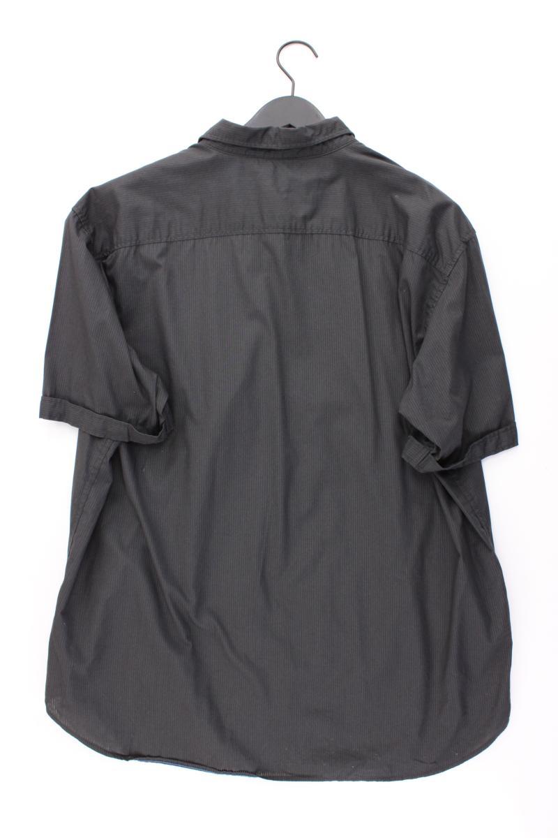 s.Oliver Kurzarmhemd für Herren Gr. XXL grau aus Baumwolle