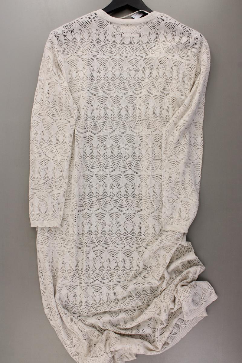 Mango Strickjacke Gr. M Langarm creme aus Polyester