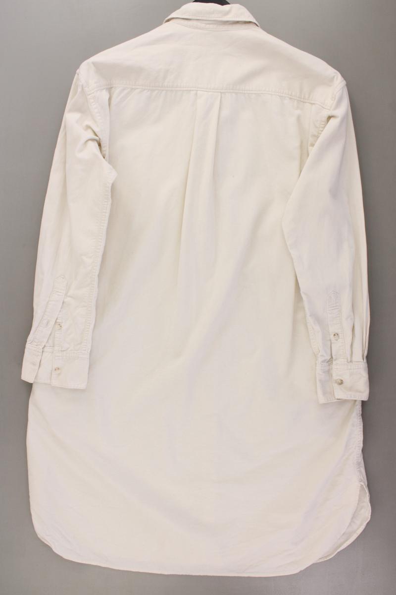 Uniqlo Langarmkleid Gr. M creme aus Baumwolle