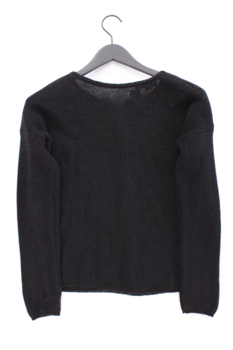 La Maille Sézanne Strickjacke Gr. S Langarm schwarz aus Mohair