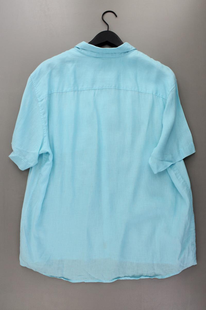 s.Oliver Leinenhemd für Herren Gr. XXL Kurzarm türkis