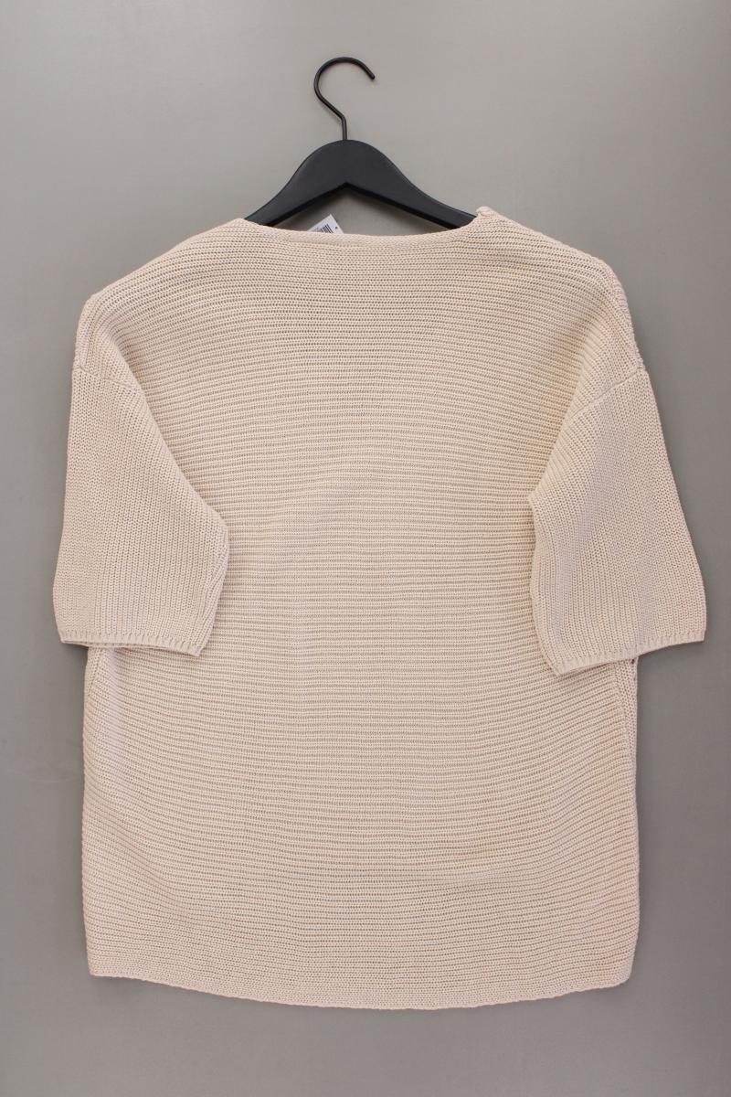 Heine Grobstrickpullover Gr. 40 neuwertig creme aus Baumwolle
