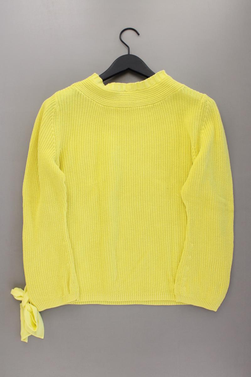 Alba Moda Grobstrickpullover Gr. 44 gelb aus Baumwolle