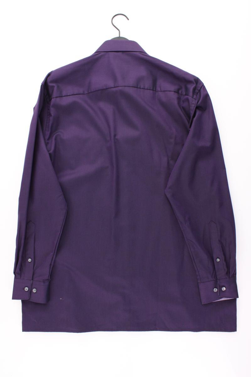 Olymp Langarmhemd für Herren Gr. Hemdgröße 43 lila aus Baumwolle