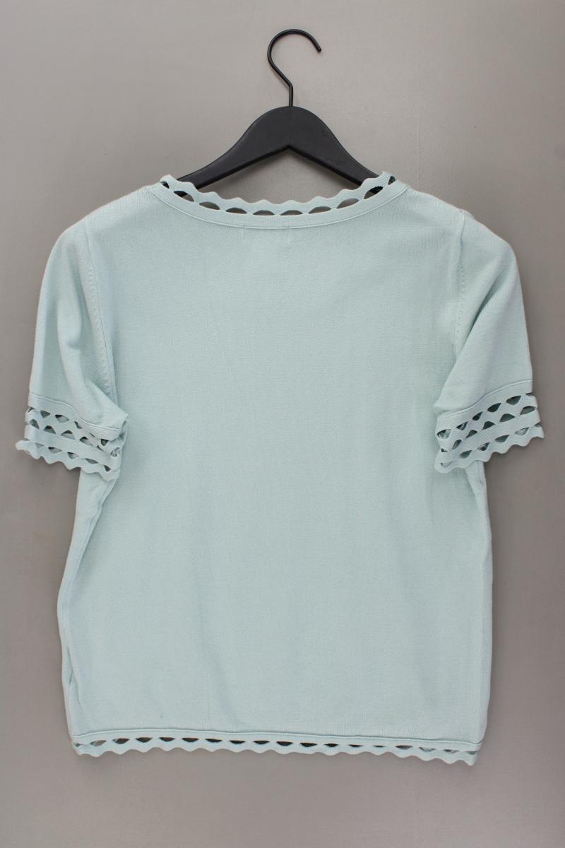 Création L. Shirt Gr. 42 Kurzarm blau aus Viskose