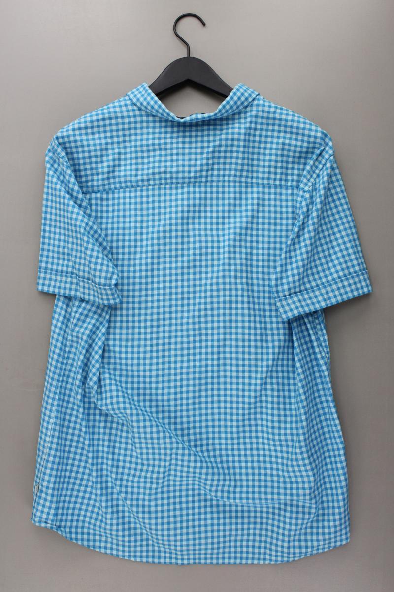 s.Oliver Karohemd für Herren Gr. L kariert Kurzarm blau aus Baumwolle