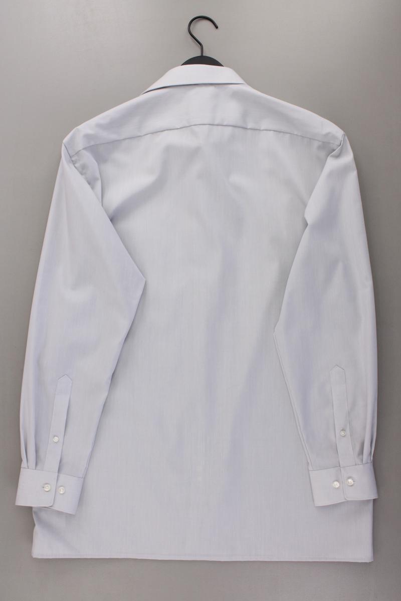 Olymp Langarmhemd für Herren Gr. Hemdgröße 44 neuwertig grau aus Baumwolle