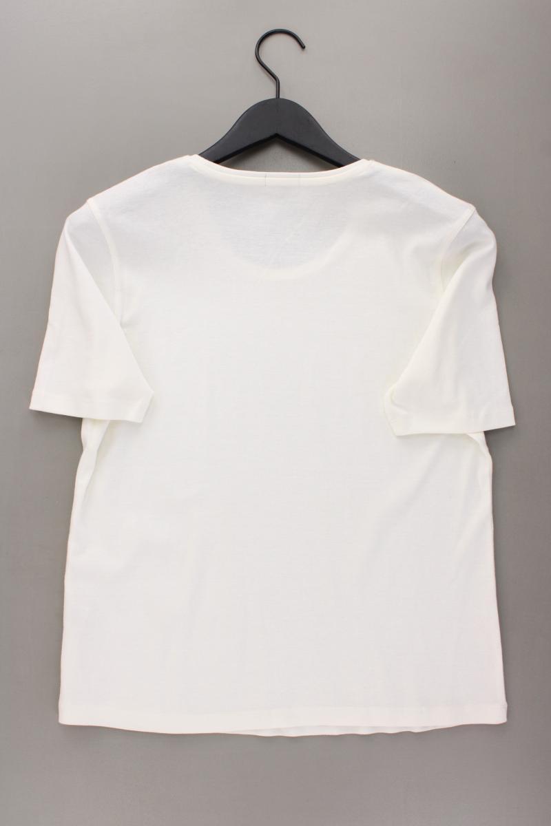 K Town Shirt Gr. 44 Kurzarm creme aus Baumwolle