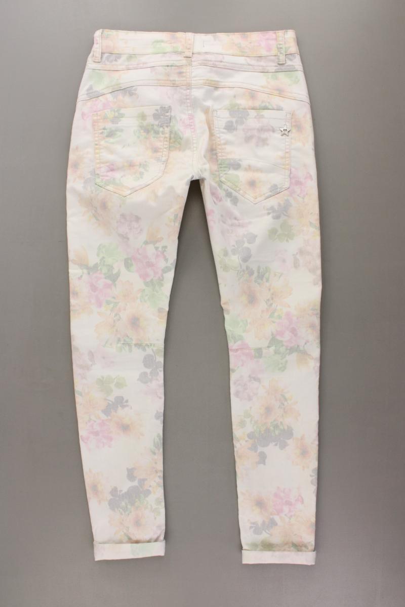LEXXURY Hose Gr. 34 mit Blumenmuster mehrfarbig