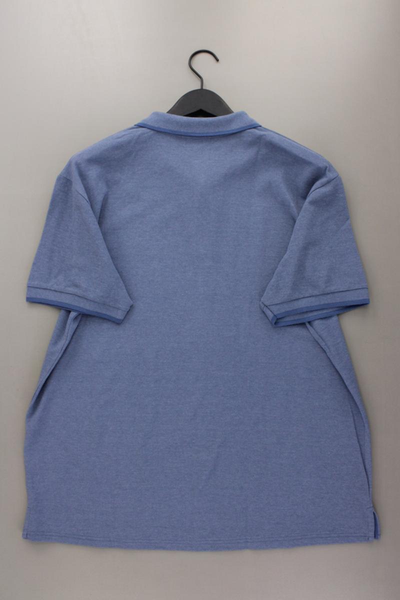 Atlas for Men Poloshirt für Herren Gr. XXL neuwertig Kurzarm blau aus Baumwolle