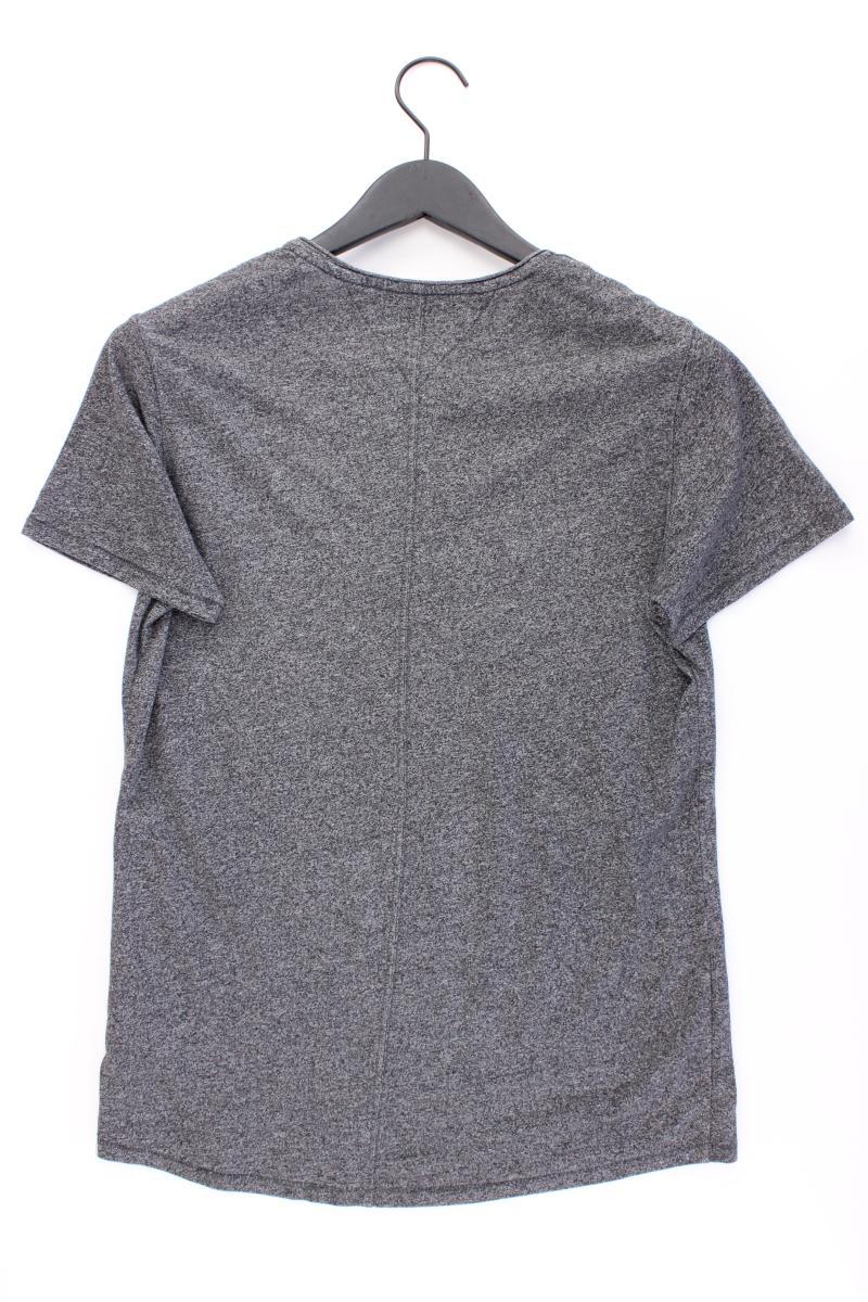 Tommy Jeans T-Shirt für Herren Gr. M Kurzarm grau aus Baumwolle