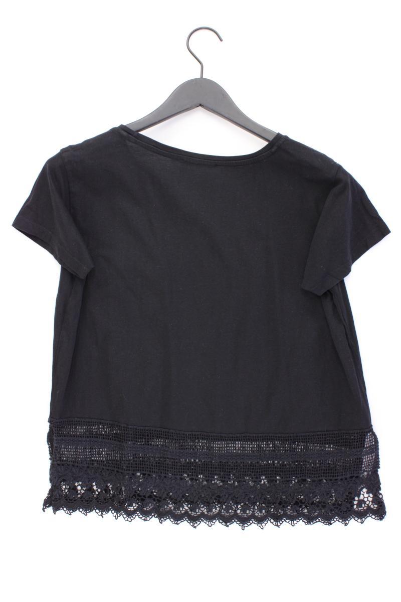 Mango T-Shirt Gr. L Kurzarm schwarz