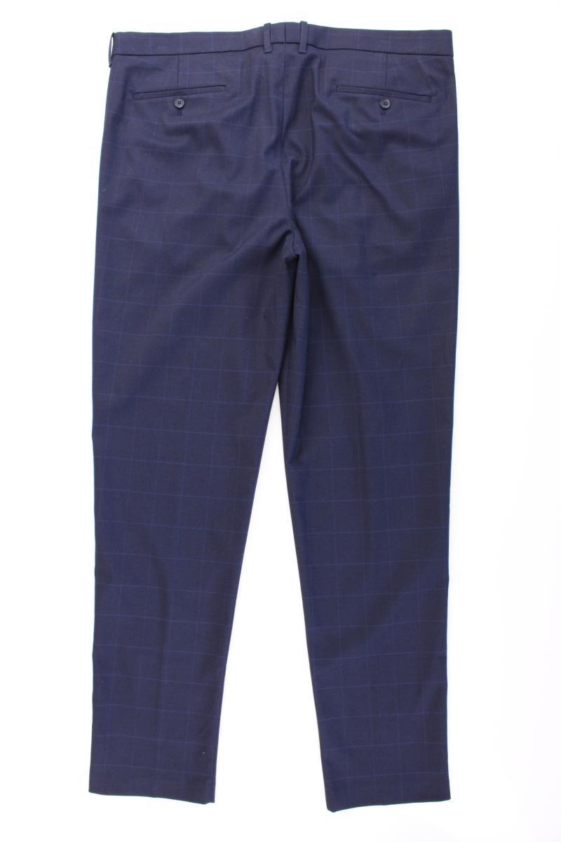 s.Oliver Anzughose für Herren Gr. 54 blau aus Polyester