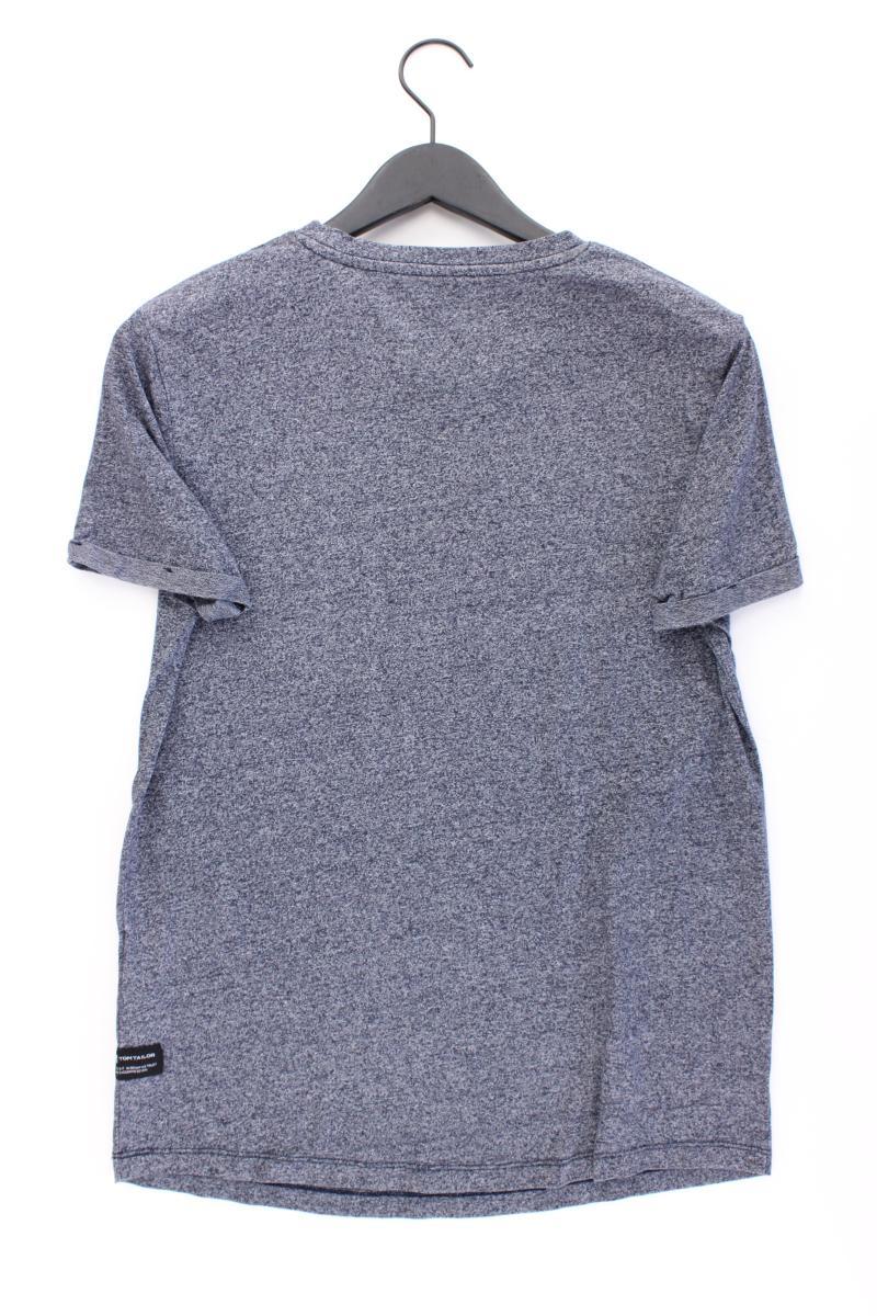 Tom Tailor (Denim) T-Shirt für Herren Gr. M Kurzarm grau aus Baumwolle