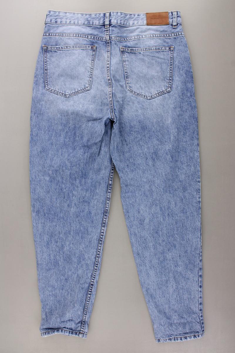 Mango Mom Jeans Gr. 42 blau aus Baumwolle