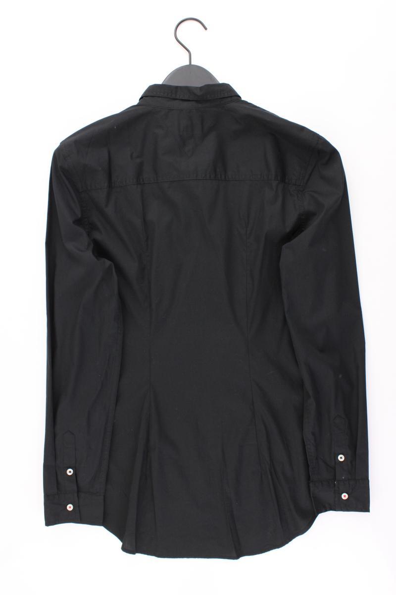 Tommy Jeans Langarmbluse Gr. XL schwarz aus Baumwolle