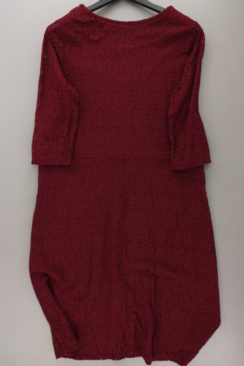 Paola Spitzenkleid Gr. 46 3/4 Ärmel rot aus Viskose