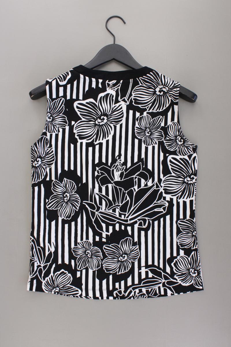 Bonita Classic Top Gr. M mit Blumenmuster schwarz aus Viskose