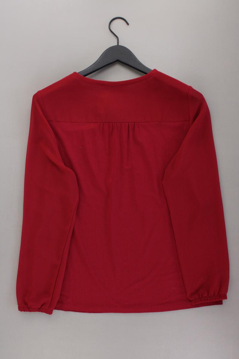 Bonita Langarmbluse Gr. M rot aus Viskose