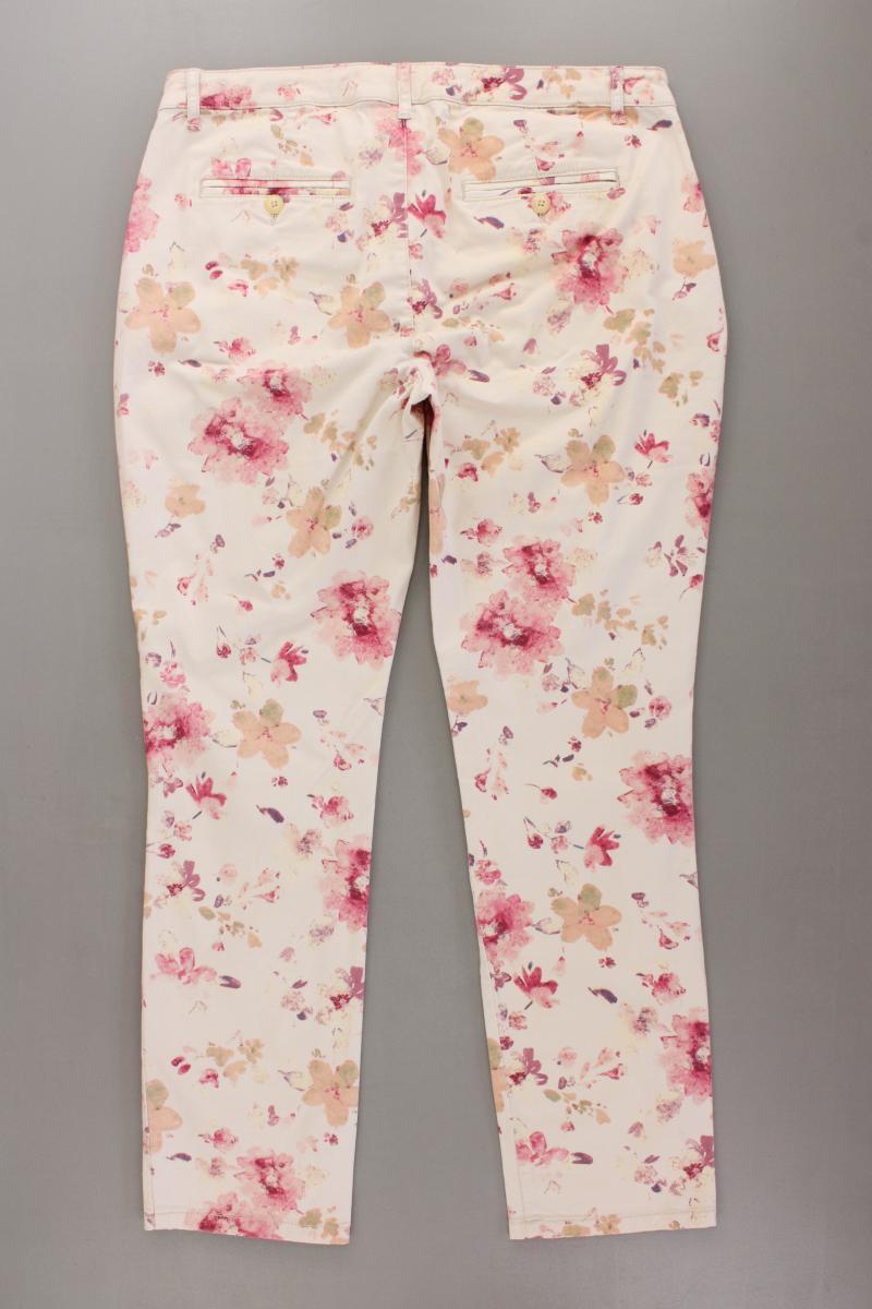 Anne L. Hose Gr. 40 mit Blumenmuster mehrfarbig aus Baumwolle