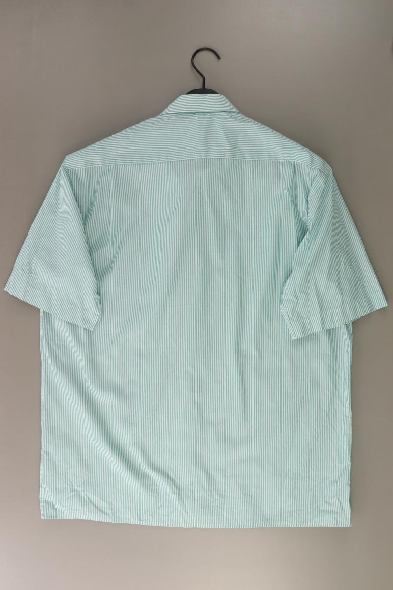 Eterna Kurzarmhemd für Herren Gr. Hemdgröße 42 gestreift grün