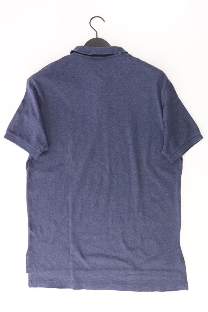 Ralph Lauren Poloshirt für Herren Gr. L Kurzarm blau aus Baumwolle